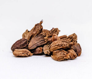 Spices black cardamom pods